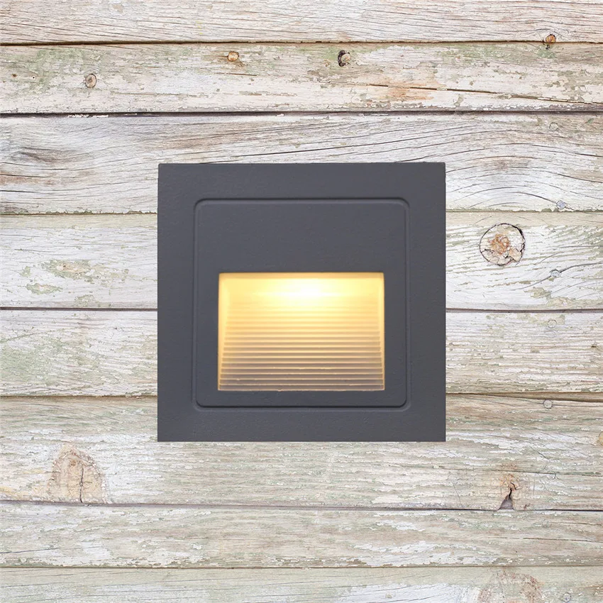2 Pack Solar LED Wall Lights - Auto On/Off, Waterproof IP44 | For Stairs, Steps, Security