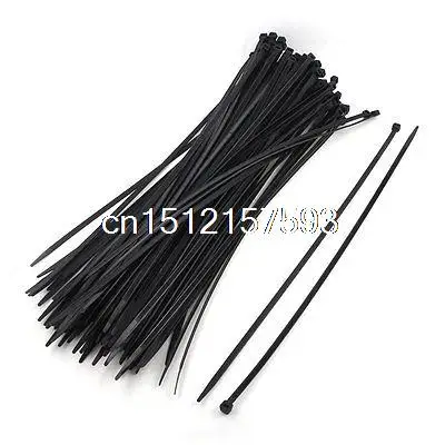 

Self-Locking Black Nylon Cable Zip Wire Tie 5.2mm x 400mm 100 Pcs
