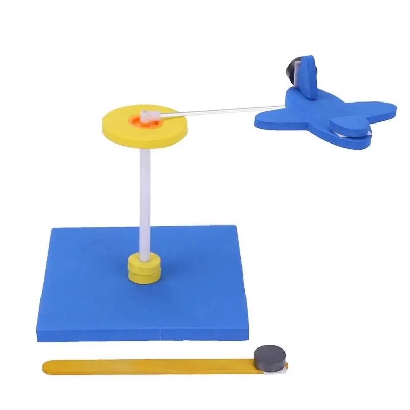 

Creative DIY Magnet Repulsive Force Rotatin Toy Science Experiment Handmade Assembly Children Science Model Educational Toys