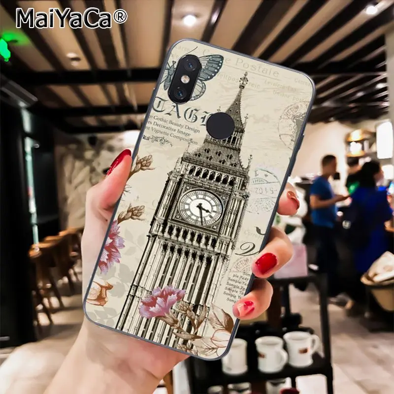 MaiYaCa العلم المملكة المتحدة لندن بيغ بن الهاتف مربع حقيبة لهاتف xiaomi Mi6 Mix2S Note3 8 8SE Redmi 5 5 زائد Note4 4X5