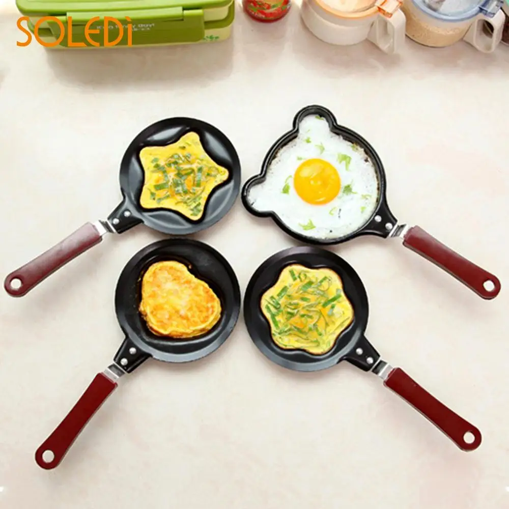 Pancake Pan Iron Mini Cute Non Stick Pot Bear Breakfast Economic Egg