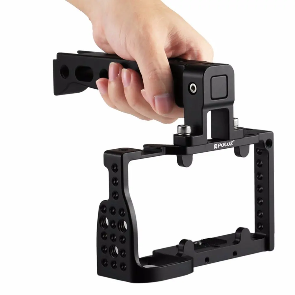 

PULUZ Lightweight Aluminum Alloy Video Camera Cage Video Movie Stabilizer for Sony A6300/A6000