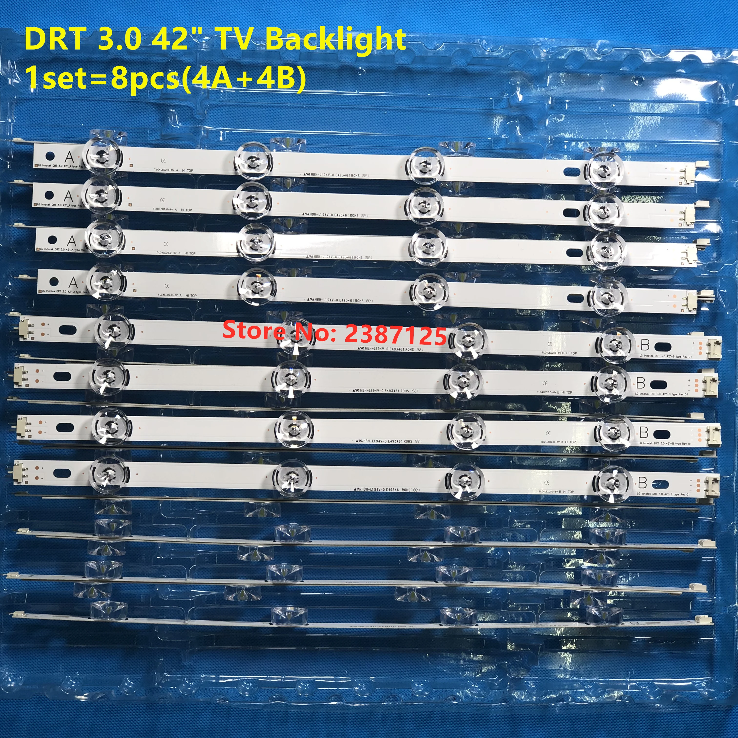 Новый комплект 8 шт. LG INNOTEK DRT 3 0 42 &quotA/B тип для 42LF562V 42LB582V 42LB563V 42LB563V42LX530S 42LF5500 42LY340C
