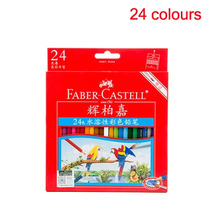 12 24 36 48 60 72 color/set Faber Castell Water soluble color pencil Advanced painting pencil Watercolor pens Painting art - Цвет: 24 color