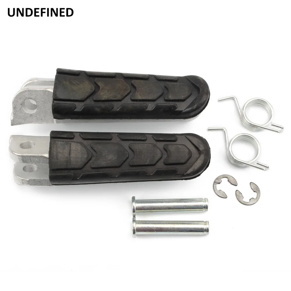 UNDEFINED Black Motorcycle Foot Pegs Front Footpegs Footrest Pedals For Honda CB250 CB600F CBR600F Hornet 250 Hornet 600 NC700