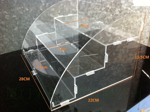 

Acrylic cosmetics facial mask Perfume Nail Polish purse pressed powder display Separable storage box Collecting storage Box