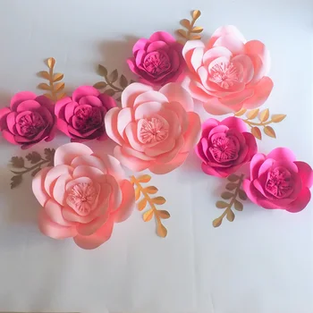 rose themed baby nursery