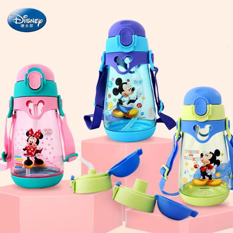 

Disney 550ml broken-resistant Mickey Minnie water bottle with 2 lids