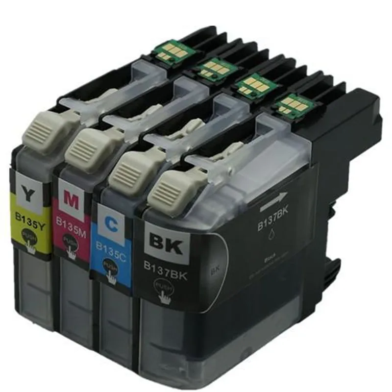 

8 x LC137 LC-137 LC137XL LC-137XL LC135 Ink Cartridges For Brother MFC J4410DW J4510DW J4710DW DCP J4110DW Inkjet Printer