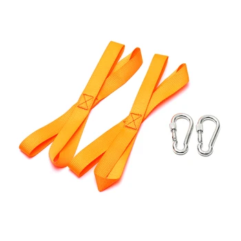 

4 x Universal Motorcycle Soft-Loops Tie Down Straps Break Strength Towing Ropes Prevent Scratches Motorbike ATV Bike with 2 hook