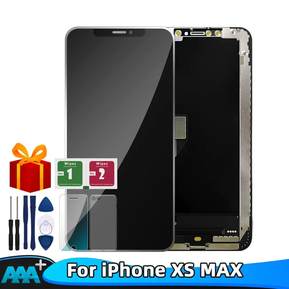 

AAA+++ Quality LCD For iPhone XS MAX LCD Display Touch Screen Digitizer Assembly Replacement parts For iPhone XS MAX lcd + gift
