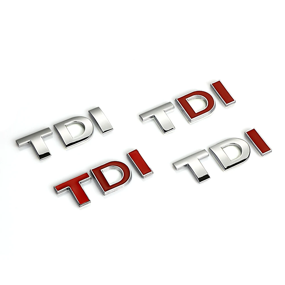 TDI Badge Emblem Decal Stickers Logo for Volkswagen VW Polo Golf Jetta
