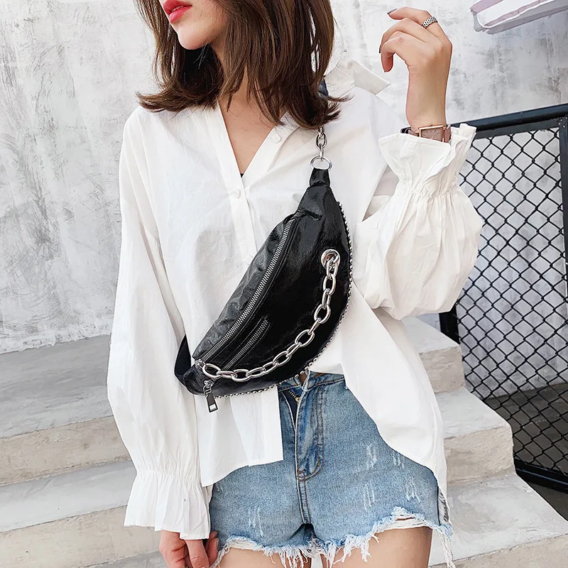 ZDARLBO مفيد حقيبة صدر للرجال Bananka الخصر حقيبة سلسلة حزمة مراوح المرأة Crossbody الخصر حزمة الإناث حقيبة أزياء في الهواء الطلق بوم أكياس