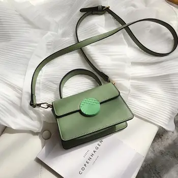 

Mini Tote bag 2019 Summer Fashion New High Quality Leather Women's Designer Handbag Elegant Female Small Shoulder Crossbody Bag