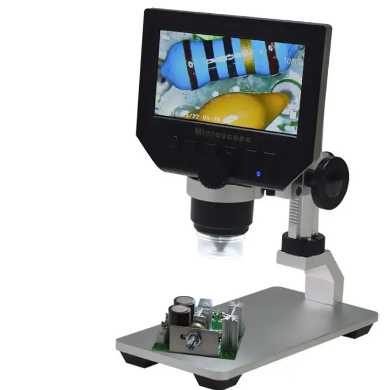 1-600x 3.6MP USB цифровой электронный микроскоп Портативный 8 светодиодный VGA микроскоп с 4," HD O светодиодный Экран для печатных плат материнская плата ремонт