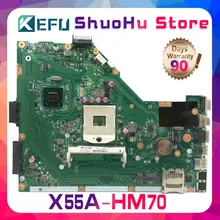 KEFU For ASUS X55A HM70 laptop motherboard tested 100% work original mainboard KEFU For ASUS X55A HM70 laptop motherboard tested 100% work original mainboard