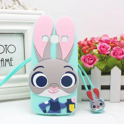 Cute !! Cartoon animal 3D Silicone Phone Case Cover For Samsung Galaxy S3 S4 S5 S6 S7 Edge S8 Plus J3 J5 J7 A5 A7 2016 2017 2015