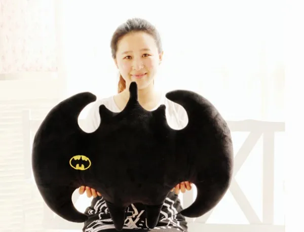 

45cm/65cm Giant Batman Plush Pillow Toy The Dark Knight Rises Batman Pillow Stuffed Soft Dolls Great Gift Boy Gift Christmas