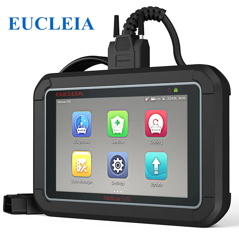 

EUCLEIA S7C OBD 2 Scanner Car Diagnostic Tool Airbag ABS EPB SAS DPF Oil Service Reset OBD ii ODB Automotive ODB2 Scanner