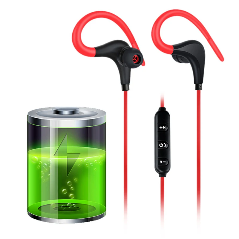 

Sport Earphones Headphone For Iphone Xs 8 7 Xiaomi 6 5 Smartphone Wireless Headphones Ear Hook Bluetooth Earbuds Mic Headset