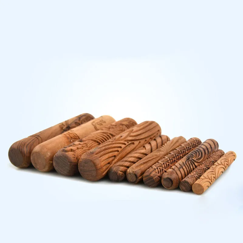 Wood Texture Roll Pressed Printing Texture Tools Polymer Clay Ceramic
