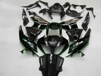 

ABS fairings for Kawasaki Ninja ZX 6R 2009 2010 2011 ZX6R 09 10 11 ZX-6R 09 10 11 fairing parts BLACK 1w2q