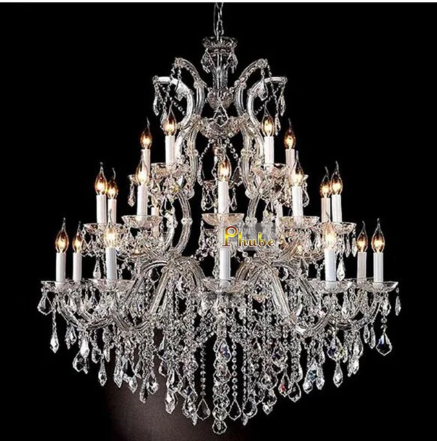 Phube Lighting Maria Theresa K9 Crystal Chandelier Gold Phube Lighting Maria Theresa K9 Crystal Chandelier Gold Chrome Light Free