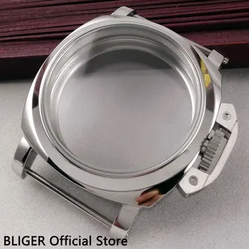 

Polished 44mm Stainless Steel Watch Case Fit For ETA 6497 6498 Hand Winding Movement C1