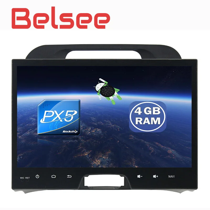 Автомагнитола Belsee Kia Sportage 2 Din Android 8 0 ядер ОЗУ 4 Гб ПЗУ 32 ГБ GPS