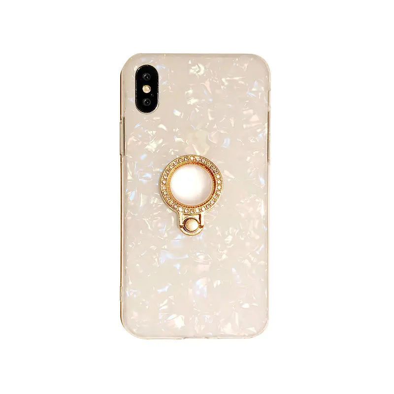 Модный чехол для iPhone X XS XR MAX Clear Soft TPU Back Funda Finger с держателем кольцом подставкой Coque