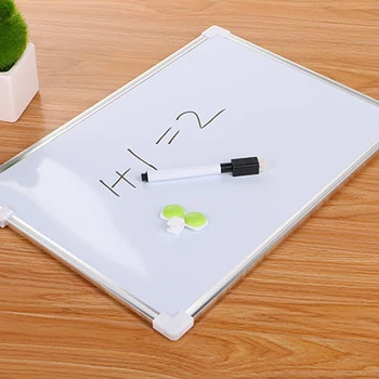 

Hot Sale Double Side Whiteboard Office School Dry Erase Writing Board Pen Magnets Buttons