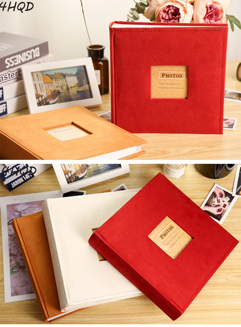 DIY записываемый фотоальбом книга для хранения фотографий вставка ткань украшение подарок для памяти ребенка свадьба день рождения