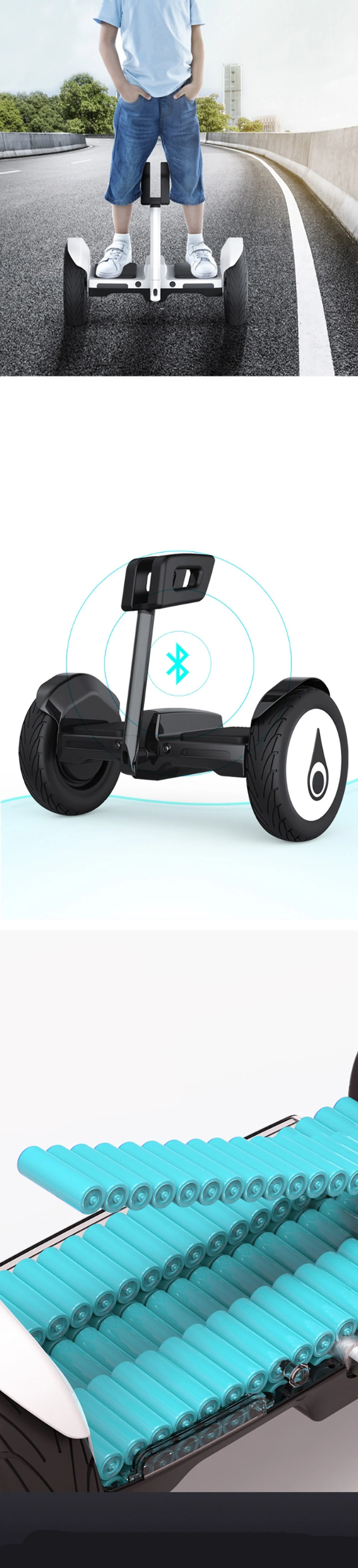 IScooter Ховерборд 10 дюймов Bluetooth 2 колеса самобалансирующийся электрический скутер два смарт колеса S9
