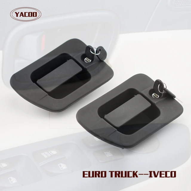 YACOO EXTERIOR DOOR HANDLE FOR IVECO (WITH LOCK AND KEY) OEM  