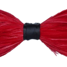 Ручной работы натуральный красный галстук-бабочка с перьями галстук-бабочка мужской галстук Papillon винтажный Kravat Gravata галстук бабочка цветок галстук