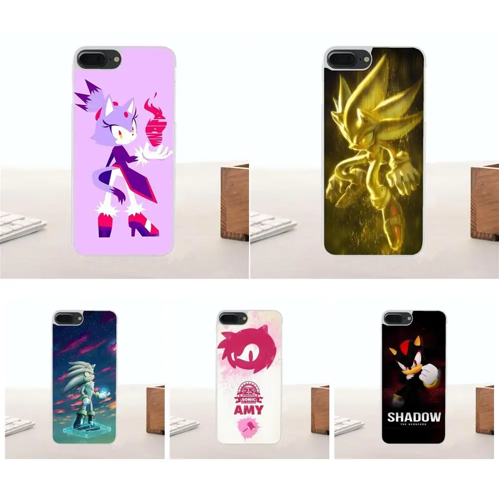 Мягкий чехол для Huawei G7 G8 Honor 5A 5C 5X 6 6X 7 8 V8 Mate 9 P7 P8 P9 P10 Lite Plus серебристый Соник