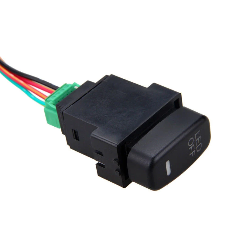 12V автомобильный светодиодный светильник для противотуманных фар, нажимные переключатели вкл/выкл W/кабель для Pajero