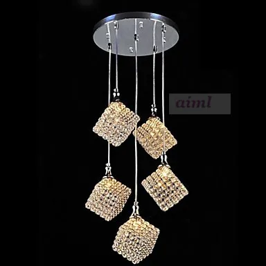 

2015 Lantern Style Crystal Pendant 5 Light(G9 Base) Free shipping