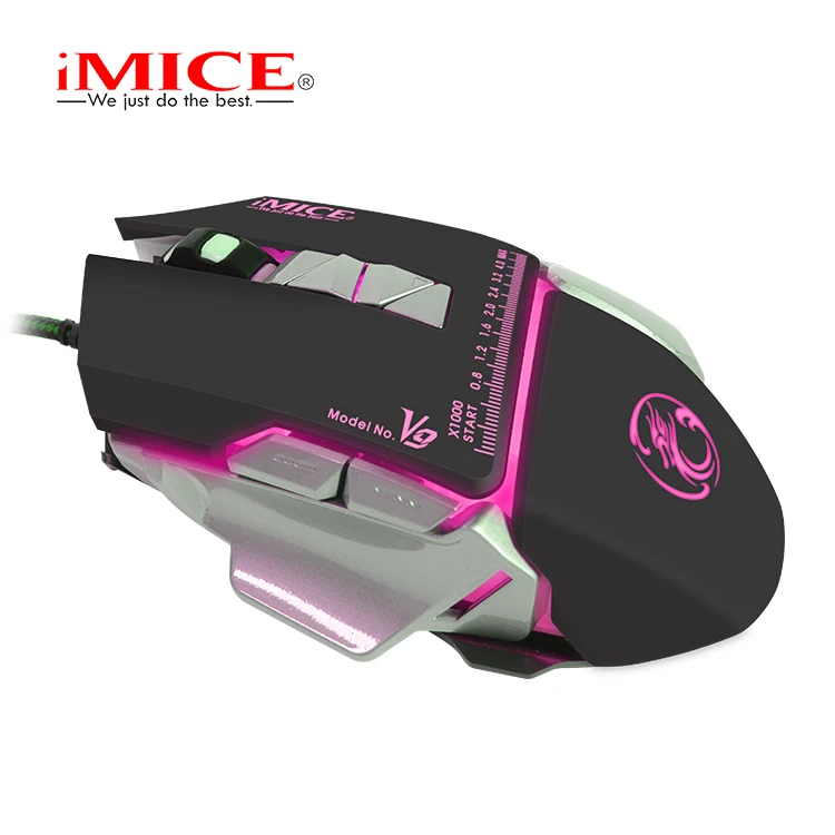 

Wired Gaming Mouse USB PC Game Mice 7 Buttons Colorful Led Mouse Gamer 3200 CPI Optical Ergonomic Computer Mice For DOTA 2 Mause