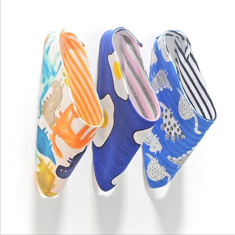 

Baby Animal Bibs Newborn Burp Clothes Dinosaur Cartoon for Bebe Kids Bibs 2 Layers striped Cute Cotton 3pcs/set