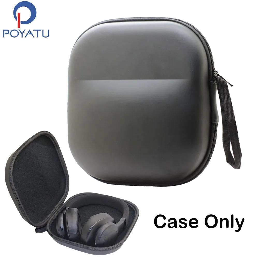 

POYATU For JBL J55 J55i J55a J56 BT E30 E40BT E45BT E55BT Everest 300 Duet Bluetooth Wireless On-Ear Headphone Carrying Case Bag
