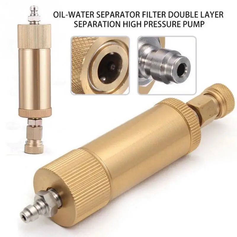 

Double-deck High Pressure Oil-Water Separator Alloy Compressor Air Filter 30mpa Oil-Water Separator