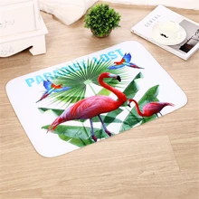 Фламинго принт нескользящий коврик коврики для кухни гостиная супер мягкий ковер животные входные двери водопоглощающий коврик