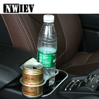

NWIEV 1Pc Car water cup holder Double mouth For Chevrolet Cruze Lacetti Aveo Ford Focus 2 Fiesta Kuga Ranger Ecosport Seat Leon