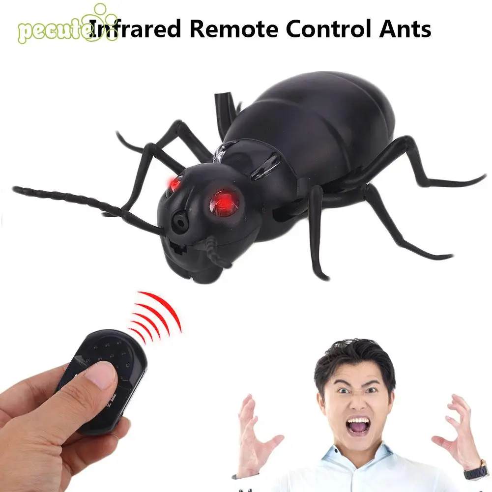 Creative Infrared Simulation Ant Remote Control Toy RC Fake Ants 13.5