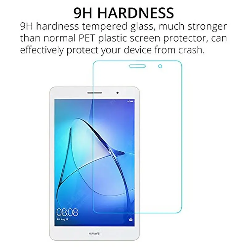 Защитное стекло закаленное 9H для Huawei Mediapad T3 8 дюймов Защитная пленка Honor Play Pad 2 0