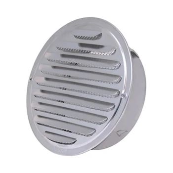 

Home Louver Air Vent Grille Ventilation Ceiling/Wall Mount Air Vent Round 100MM