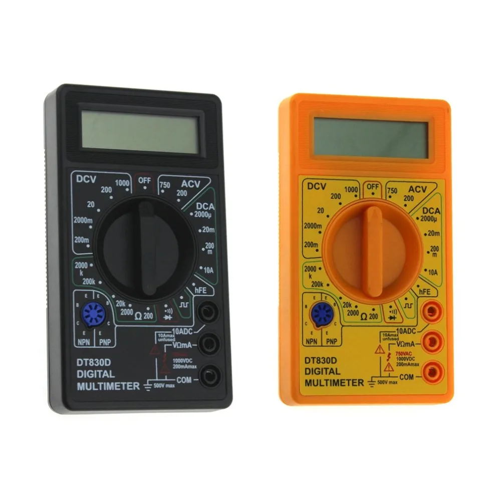 Digital Multimeter DT 830D Mini Pocket 1999 Counts AC/DC Volt Amp Ohm