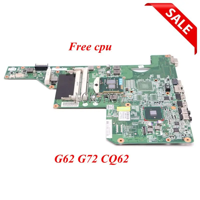 NOKOTION 615849-001 605903-001 Материнская плата ноутбука для hp G62 G72 CQ62 HM55 HD GMA DDR3 основная плата процессор