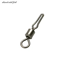 10 шт./лот поворотный с боковой линией Клип рыболовные снасти рыболовные крючки Разъемный соединитель для рыбалки вертлюги с защелкой